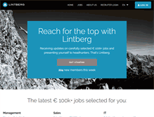 Tablet Screenshot of lintberg.com