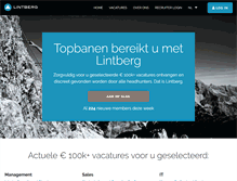 Tablet Screenshot of lintberg.nl